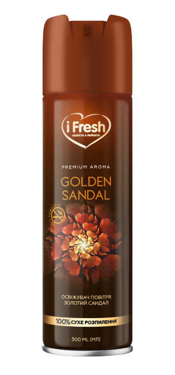 Освіжувач повітря IFRESH premium aroma golden sandal 300 мл